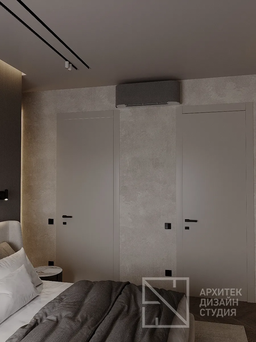 Дизайн интерьера квартиры в г. Абакан по ул. Авиаторов 1В/2 - Спальня - Фото 8